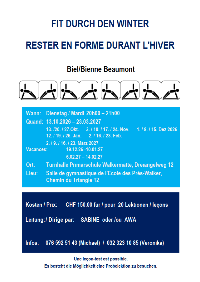Read more about the article Fit durch den Winter – <em>Rester en forme durant l’hiver 2026</em>